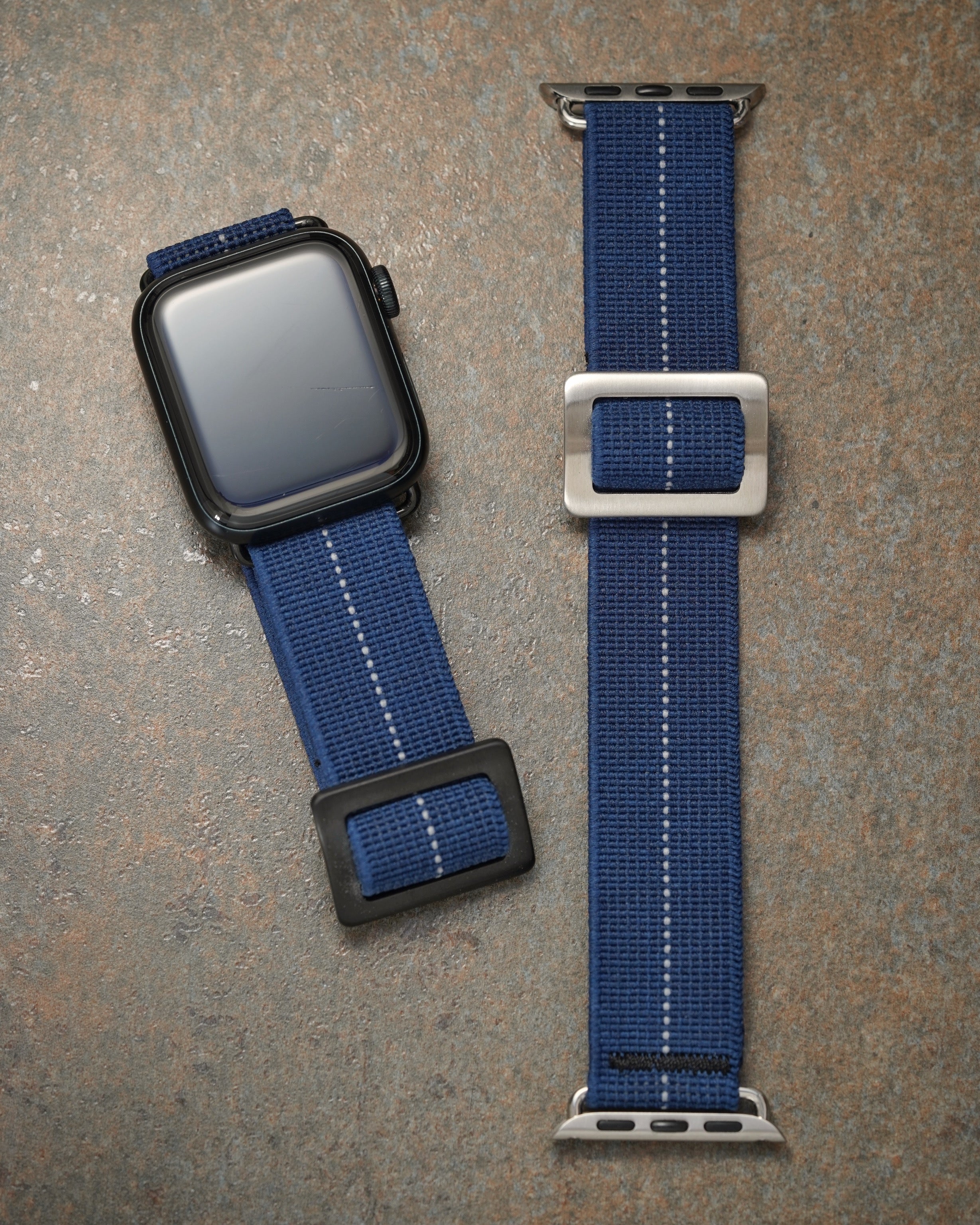 adjustable elastic Apple Watch band made from breathable stretch elastic loop