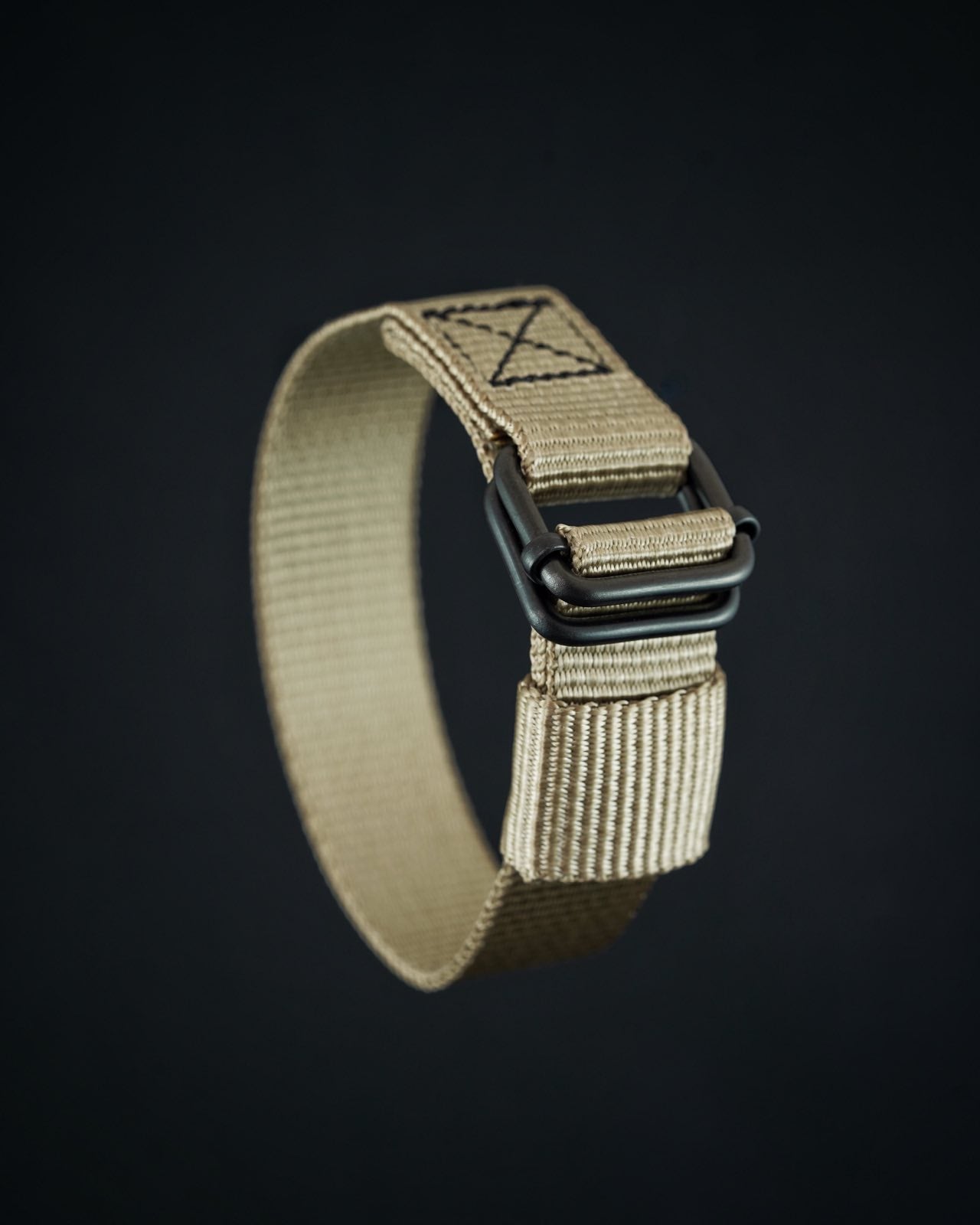 Khaki military watch band