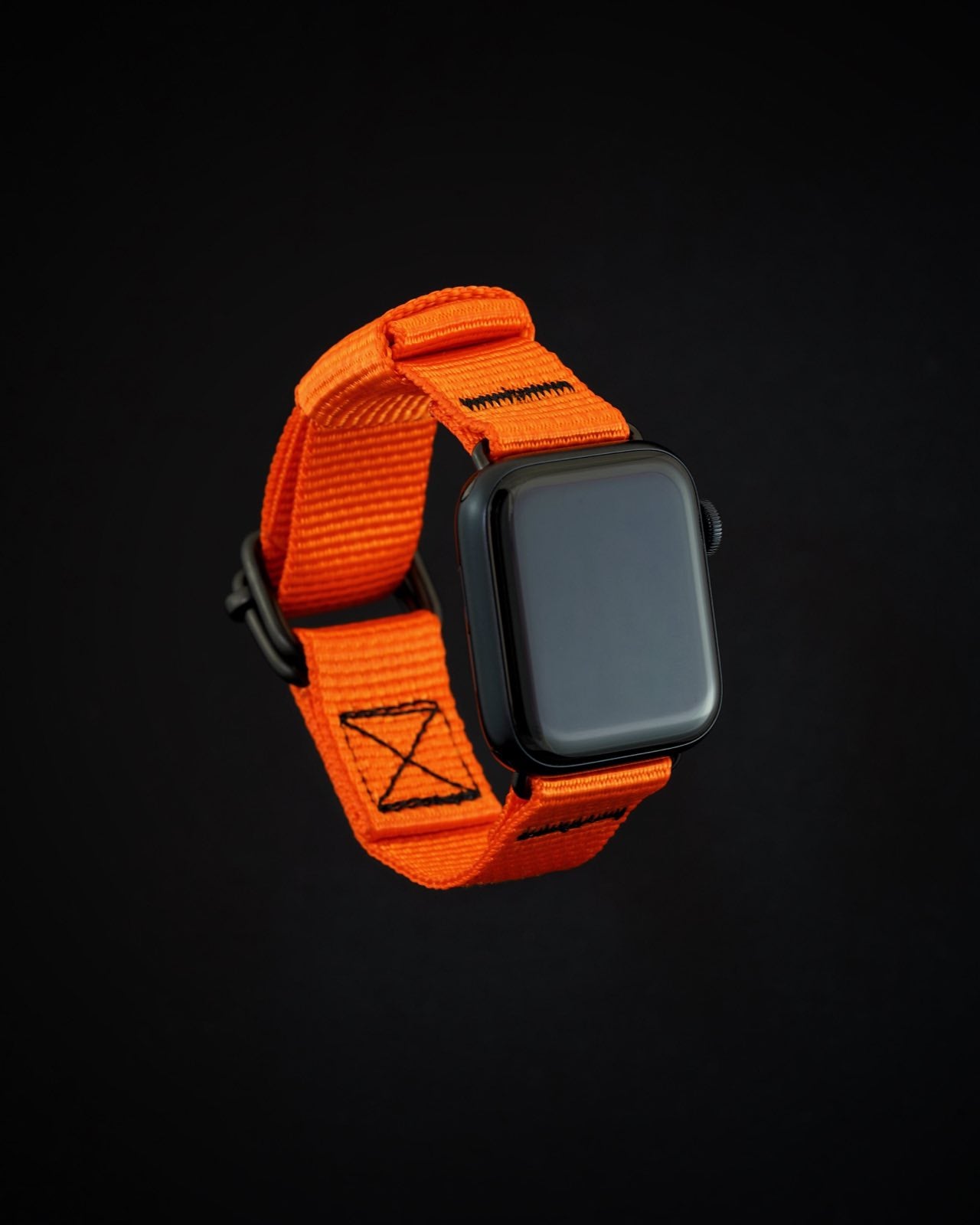 Orange Apple smart watch strap